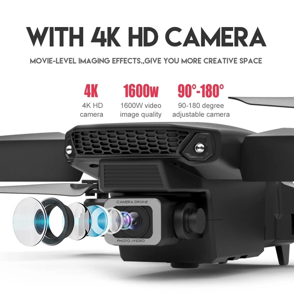RC Drone New E88Pro 4K Profess - đánh giá và giá Drone Camera Wide Angle